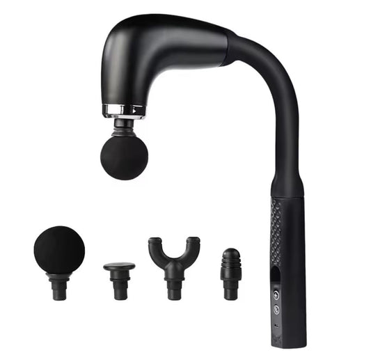 Pistola de masaje muscular en forma de U